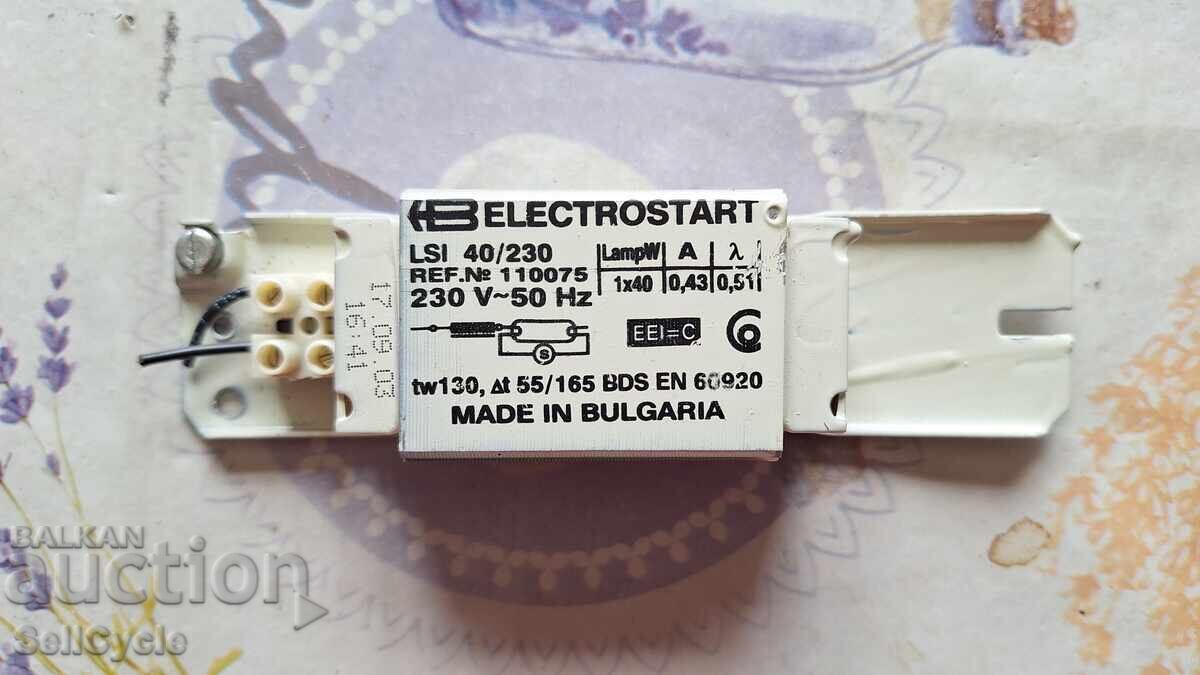 ✅ΔΡΟΜΟΛΟΓΗΤΗΣ ELECTROSTART ΙΣΧΥΣ 1X40W❗