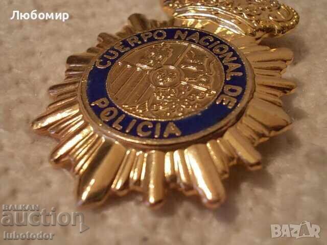 Livrarea Emblemă piept Poliția Națională Spaniolă Livrarea Emblemă piept Poliția Națională Spaniolă