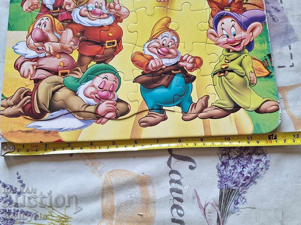 Auction  ✅ PUZZLE - SNOW WHITE 54 PIECES - 46/32 CM.❗