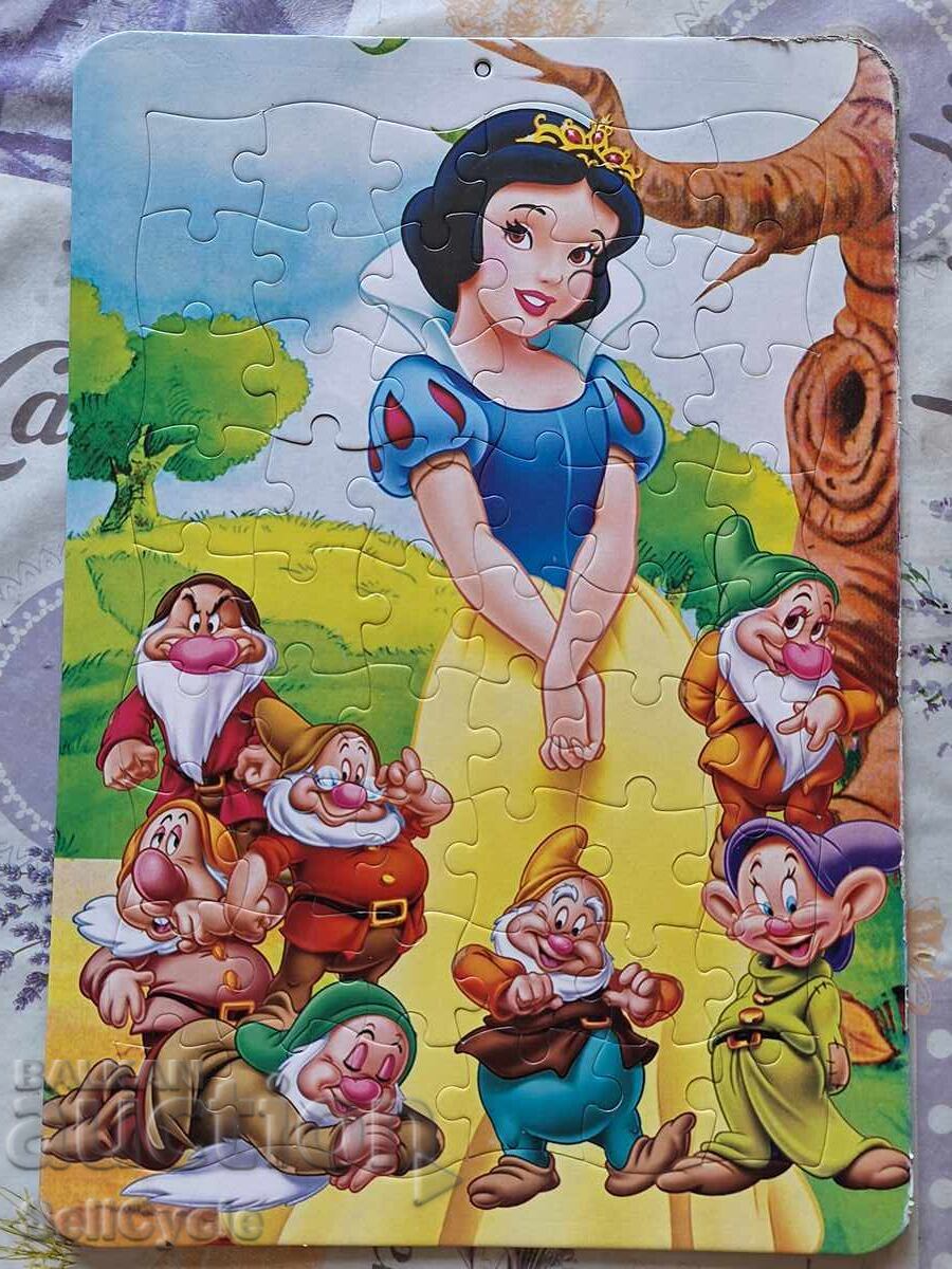 ✅ PUZZLE - SNOW WHITE 54 PIECES - 46/32 CM.❗