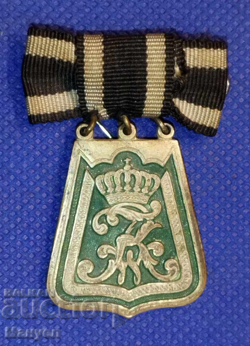 Military old breast badge, rare 10th Hussar Regiment, German Empire