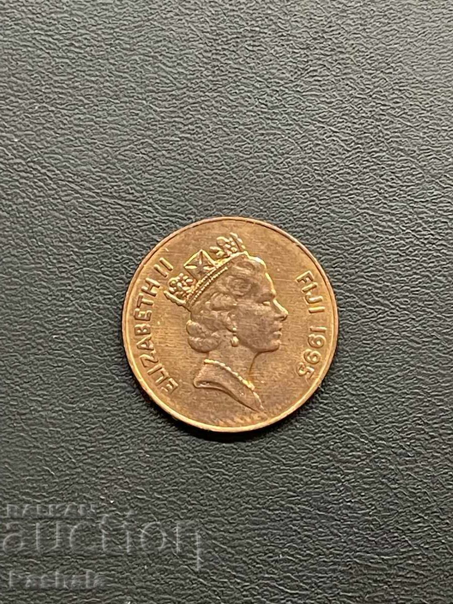 Фиджи  2 цента 1995 г. с цена 3.00 лв. | € 1.53