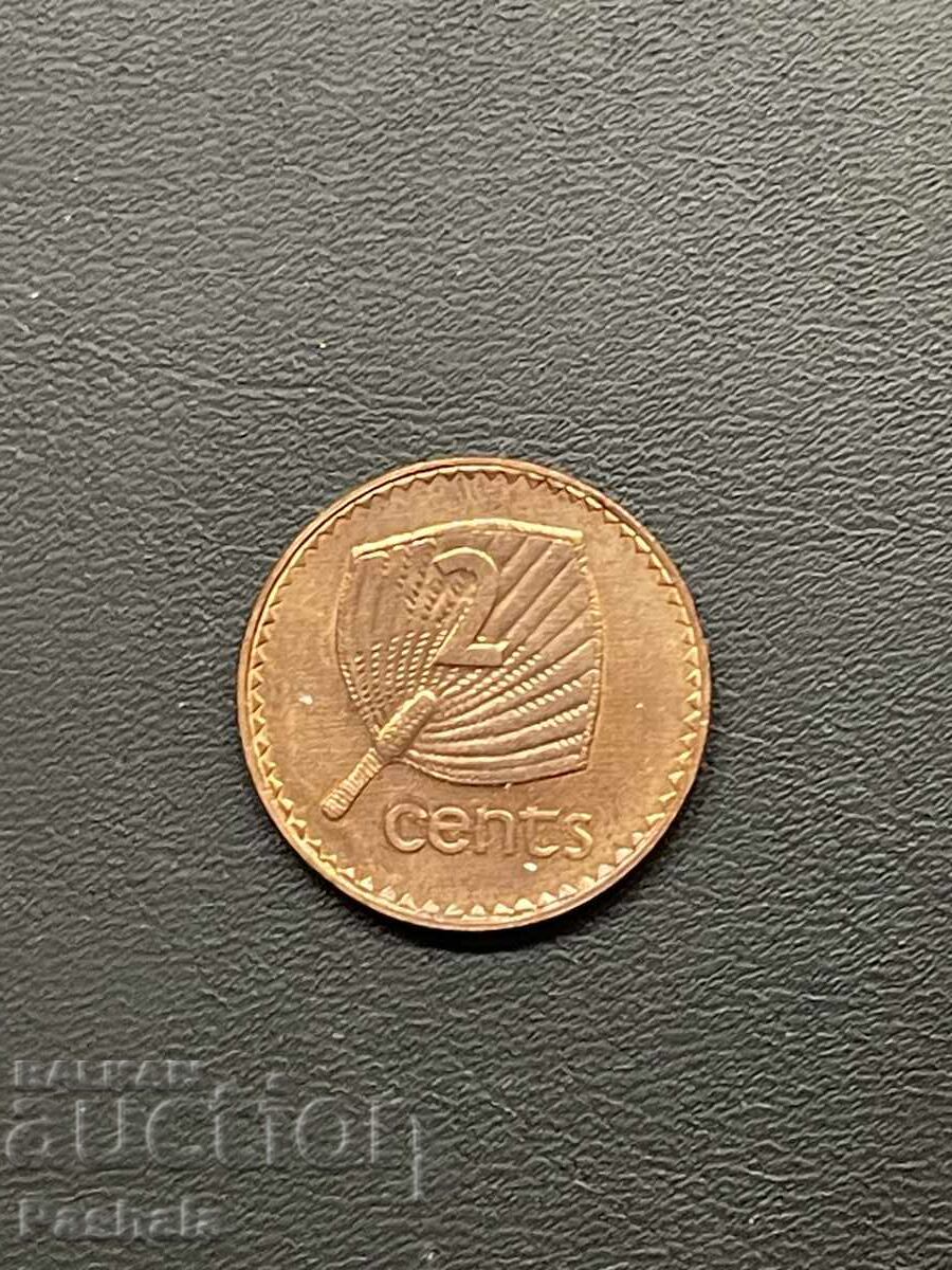 Фиджи  2 цента 1995 г.