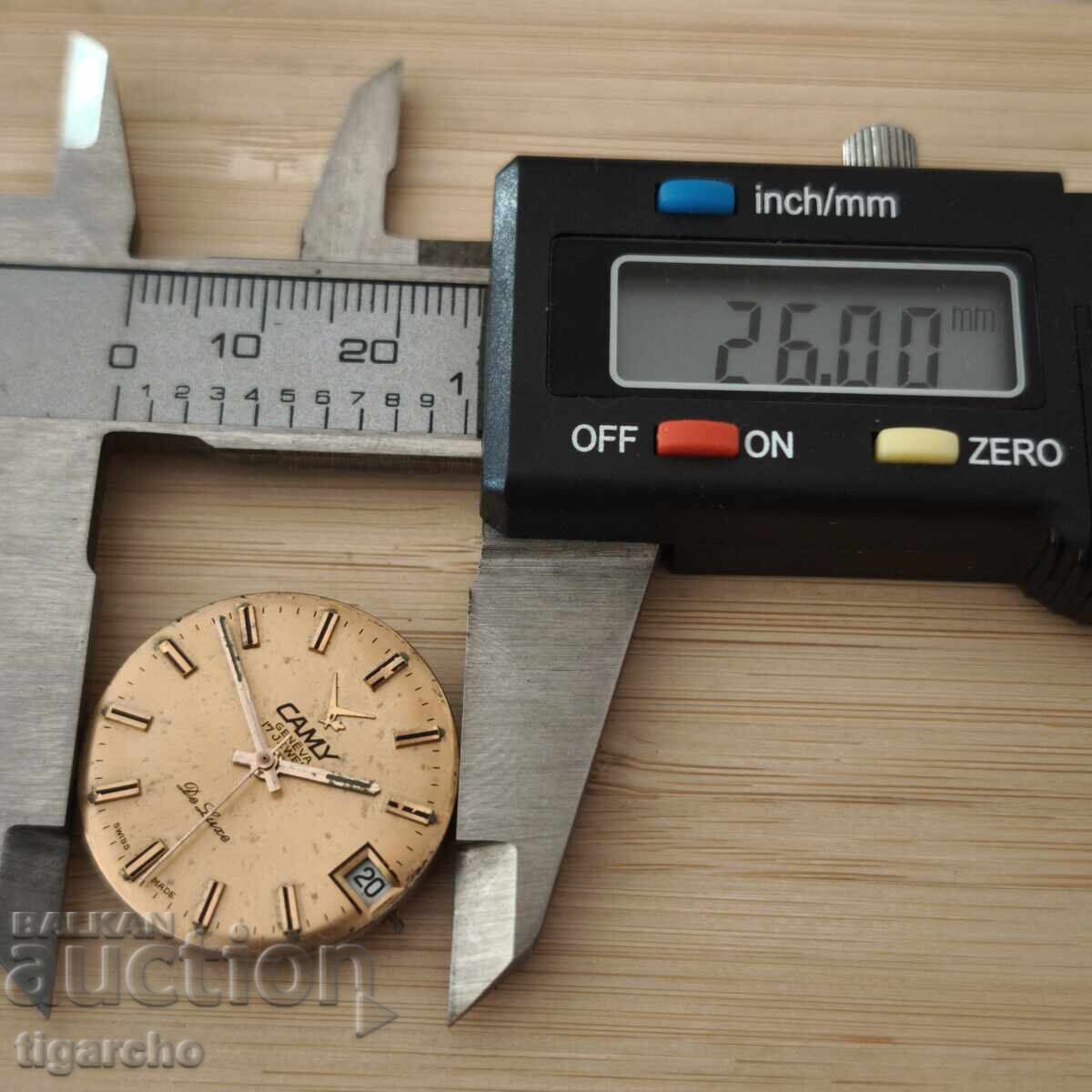 Аукцион Механизъм за мъжки часовник Camy Аукцион Механизъм за мъжки часовник Camy