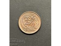 Австралия 2 цента 1977 г.