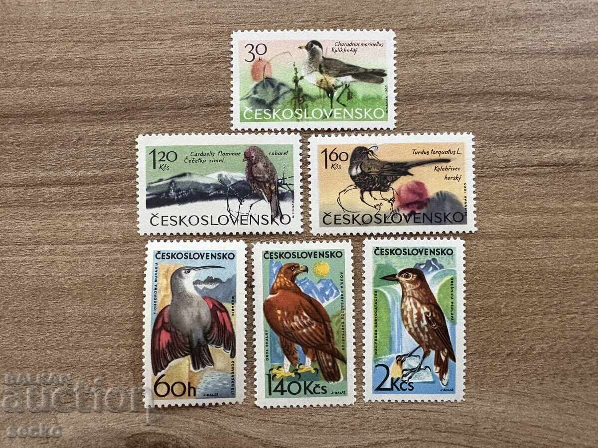 Czechoslovakia - Mountain Birds (1965) MNH