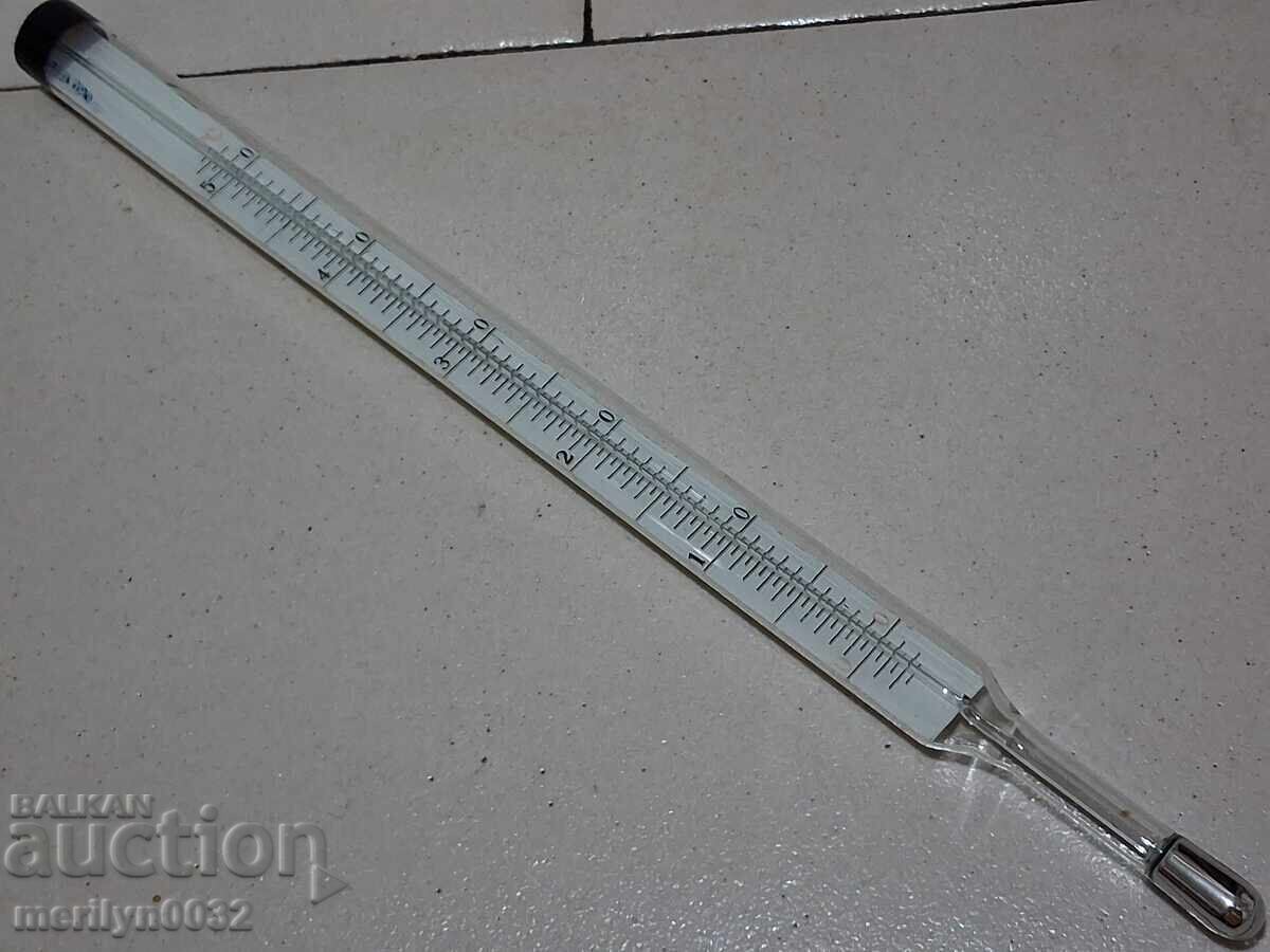 Доставка на Стар живачен термометър до 50 градуса ГДР 60-те години