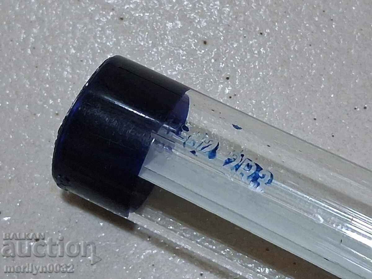 Стар живачен термометър до 50 градуса ГДР 60-те години - 6