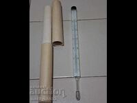 Стар живачен термометър до 50 градуса ГДР 60-те години