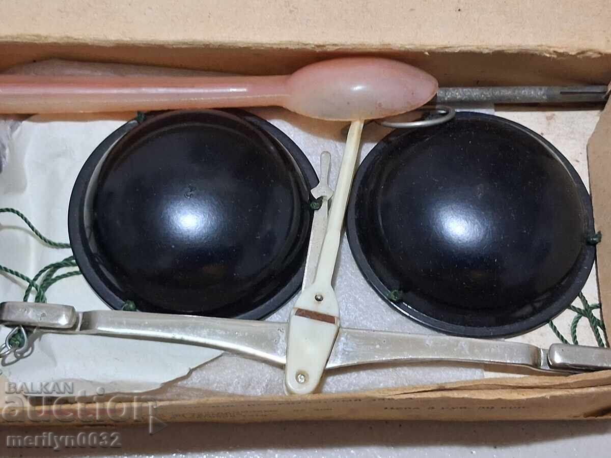 Auction  Old household scale USSR amateur scale weights