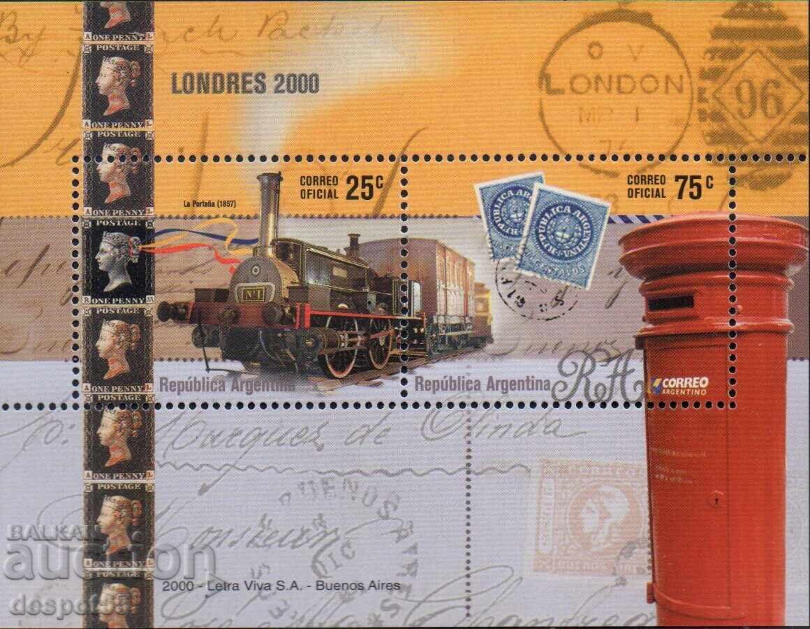 2000. Αργεντινή. Φιλοτελική έκθεση THE STAMP SHOW 2000. Μπλοκ