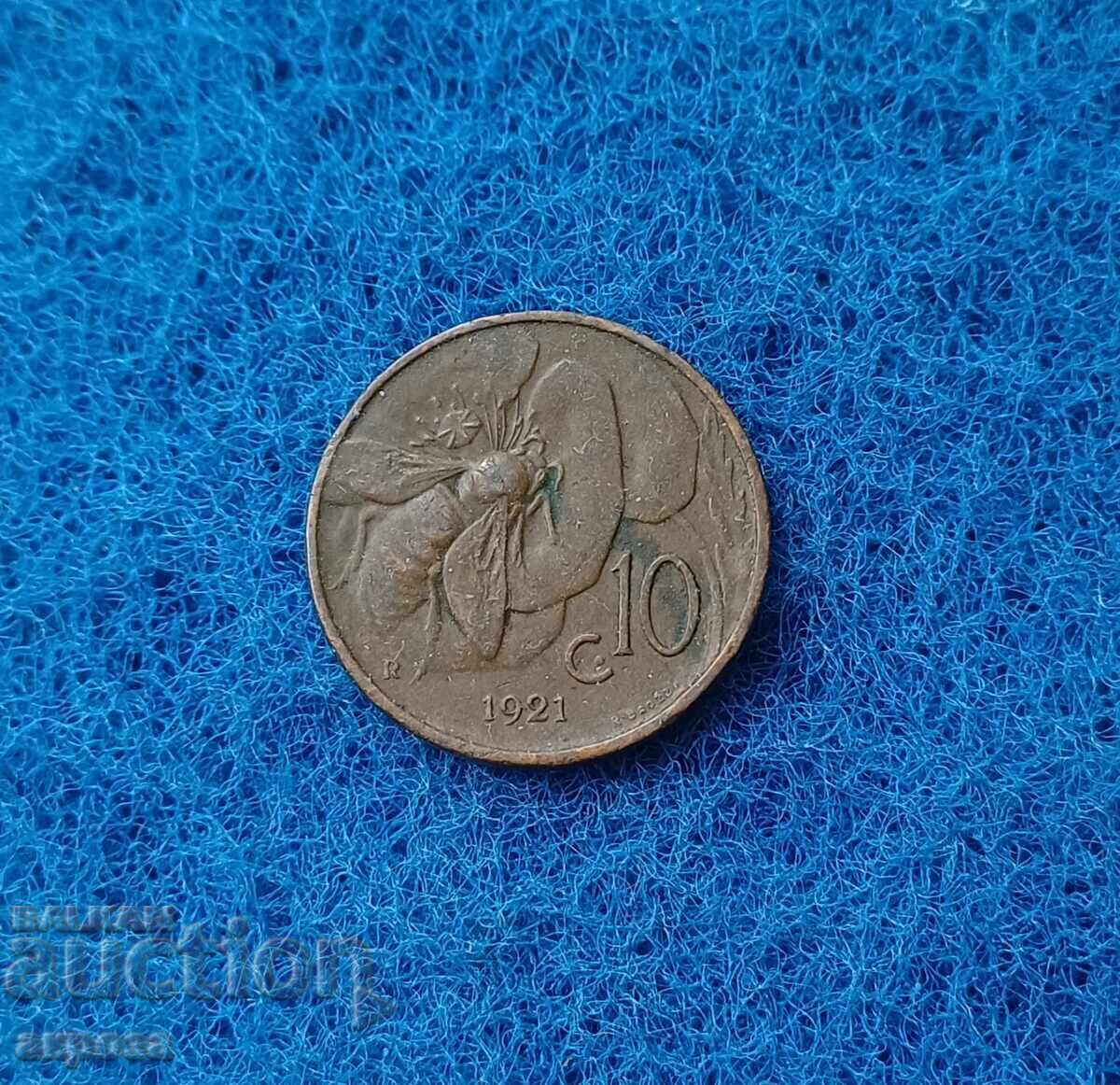 10 centesimi Italia 1921 10 centesimi Italia 1921