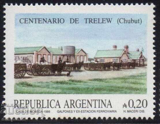 1986. Argentina. 100th Anniversary of the City of Trelew