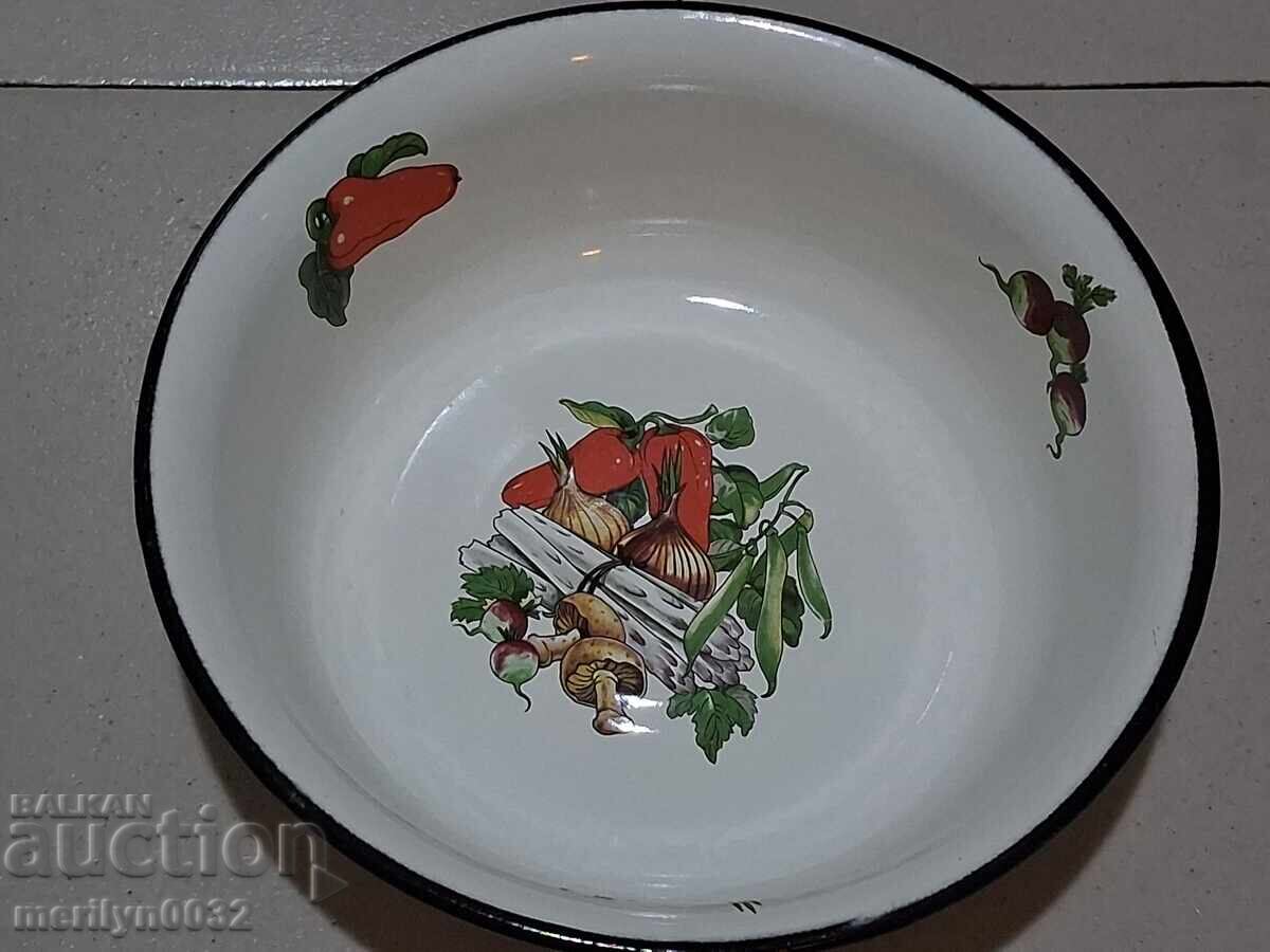 Εμαγιέ πιάτο, σκεύος με σμάλτο, μπολ, ΕΣΣΔ με τιμή 48.00 BGN | € 24.54