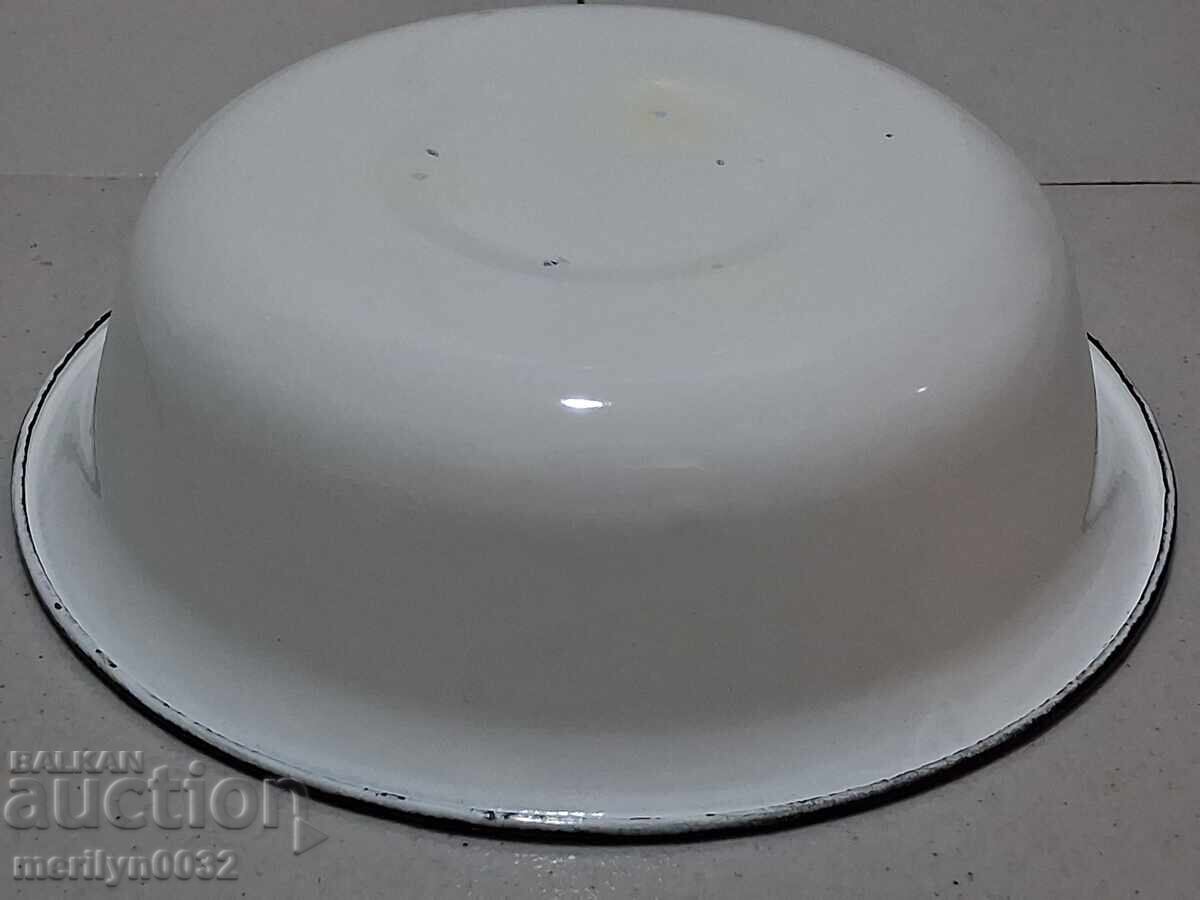 Δημοπρασία Εμαγιέ πιάτο, σκεύος με σμάλτο, μπολ, ΕΣΣΔ