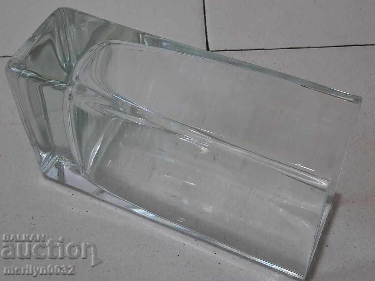 Παλιό γερμανικό βάζο από γυαλί με τιμή 40.50 BGN | € 20.71