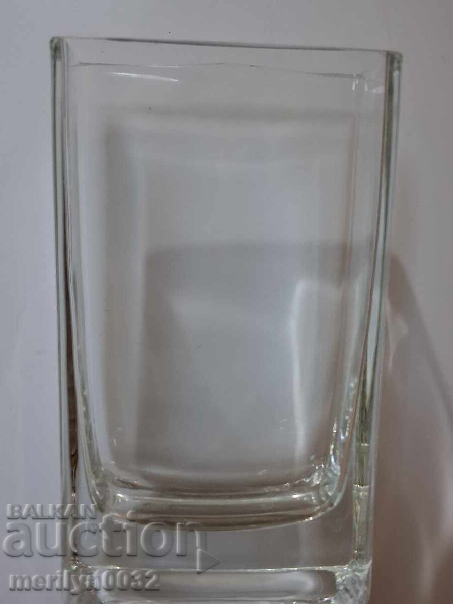 Παλιό γερμανικό βάζο από γυαλί - 5