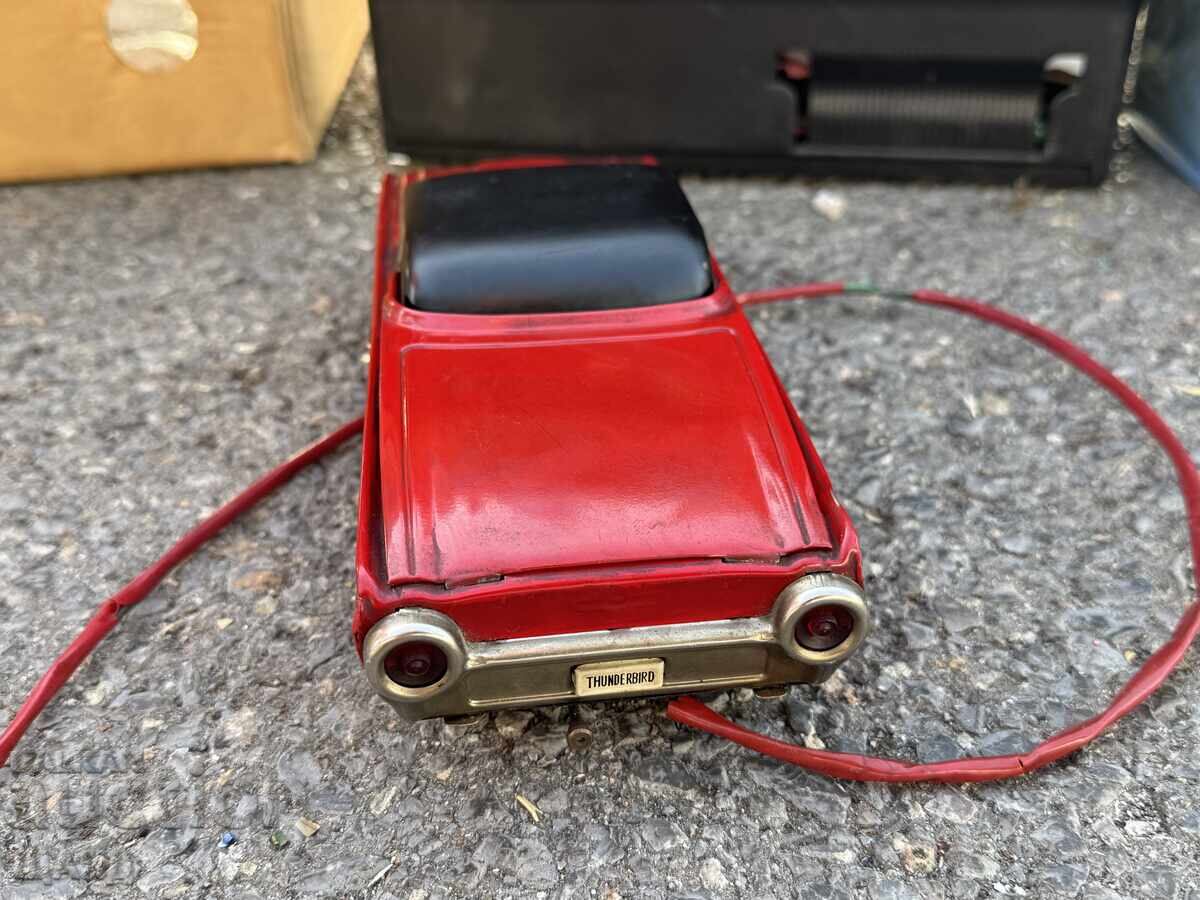 Ford Thunderbird Old Japanese Metal Toy Model Car - 5