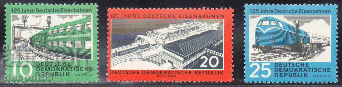 1960. Ανατολική Γερμανία. 125 χρόνια από την ίδρυση των σιδηροδρόμων