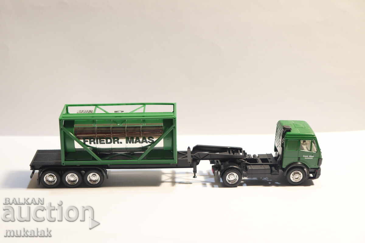 HERPA H0 1/87 MERCEDES CAMION CISTERNĂ TIR MODEL COLIȚĂ - 6