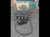 Jucărie veche rusească din plastic, model tanc, cu cutie