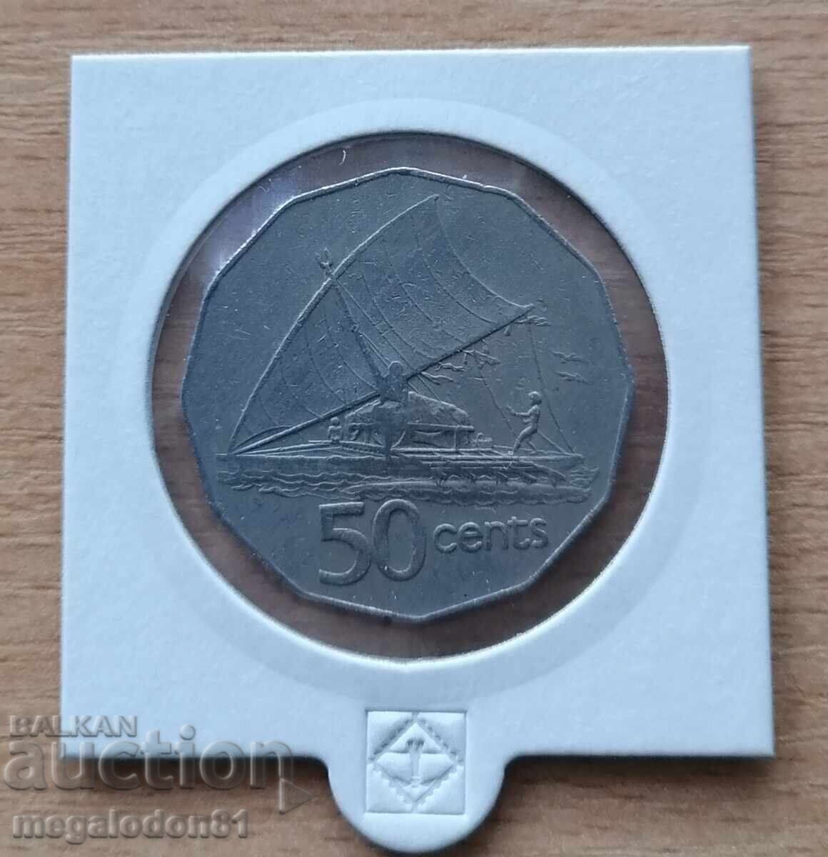 Fiji - 50 Cents 1976 with price 9.00 BGN | € 4.60 Fiji - 50 Cents 1976 with price 9.00 BGN | € 4.60