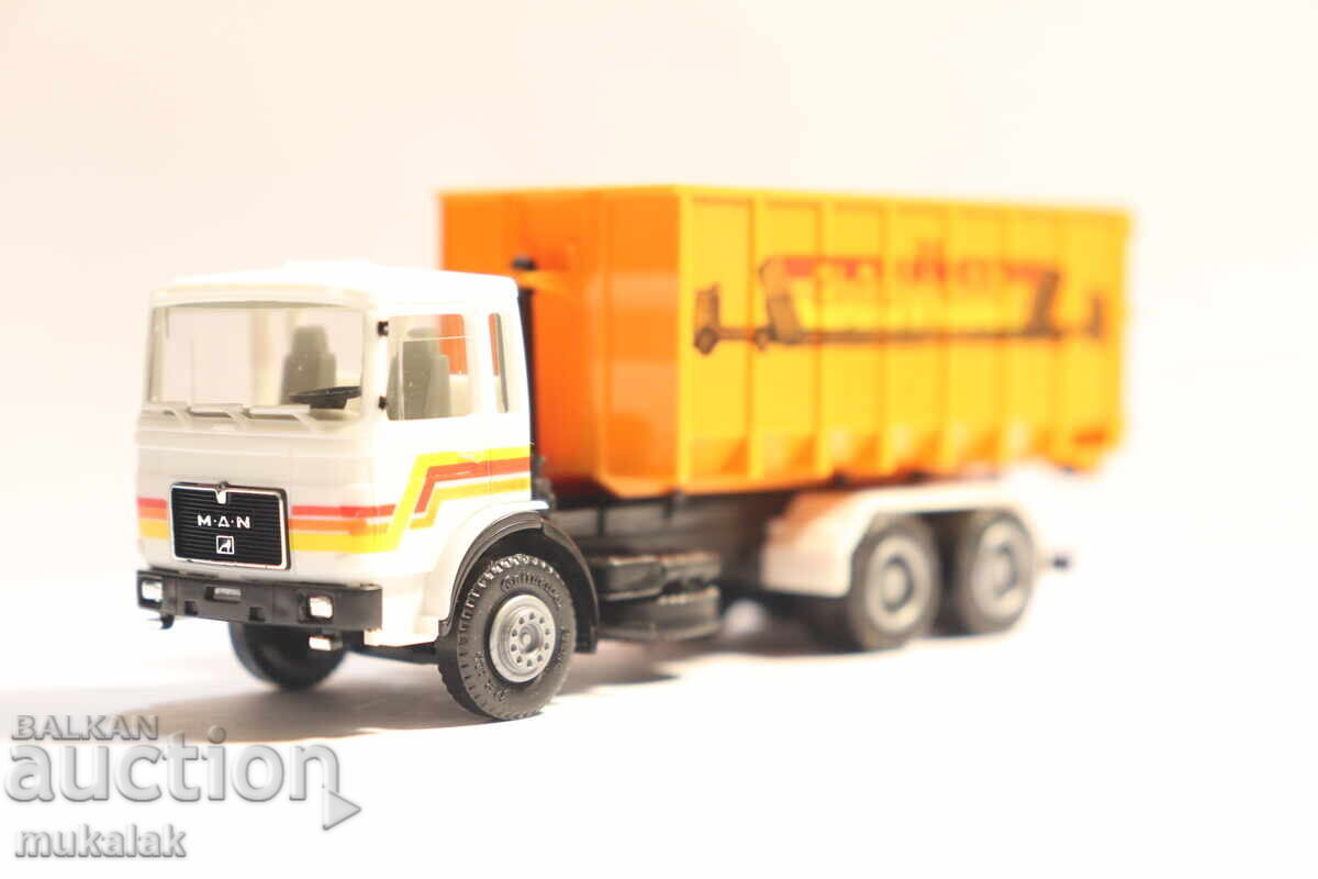 HERPA H0 1/87 MAN ΦΟΡΤΗΓΟ ΤΡΑΚΤΕΡ ΜΟΝΤΕΛΟ ΚΟΝΤΕΪΝΕΡ ΑΥΤΟΚΙΝΗΤΟ ΕΚΦΟΡΤΩΣΗΣ με τιμή 30.00 BGN | € 15.34 HERPA H0 1/87 MAN ΦΟΡΤΗΓΟ ΤΡΑΚΤΕΡ ΜΟΝΤΕΛΟ ΚΟΝΤΕΪΝΕΡ ΑΥΤΟΚΙΝΗΤΟ ΕΚΦΟΡΤΩΣΗΣ με τιμή 30.00 BGN | € 15.34