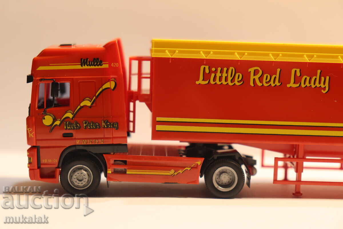 AWM H0 1/87 DAF ВЛЕКАЧ KАМИОН МОДЕЛ TIR ГОНДОЛА с цена 45.00 лв. | € 23.01