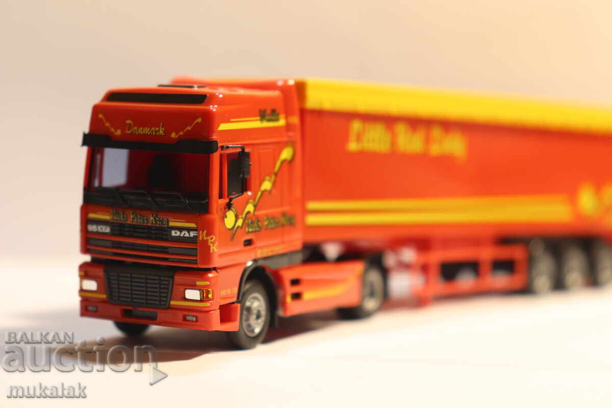 Доставка на AWM H0 1/87 DAF ВЛЕКАЧ KАМИОН МОДЕЛ TIR ГОНДОЛА