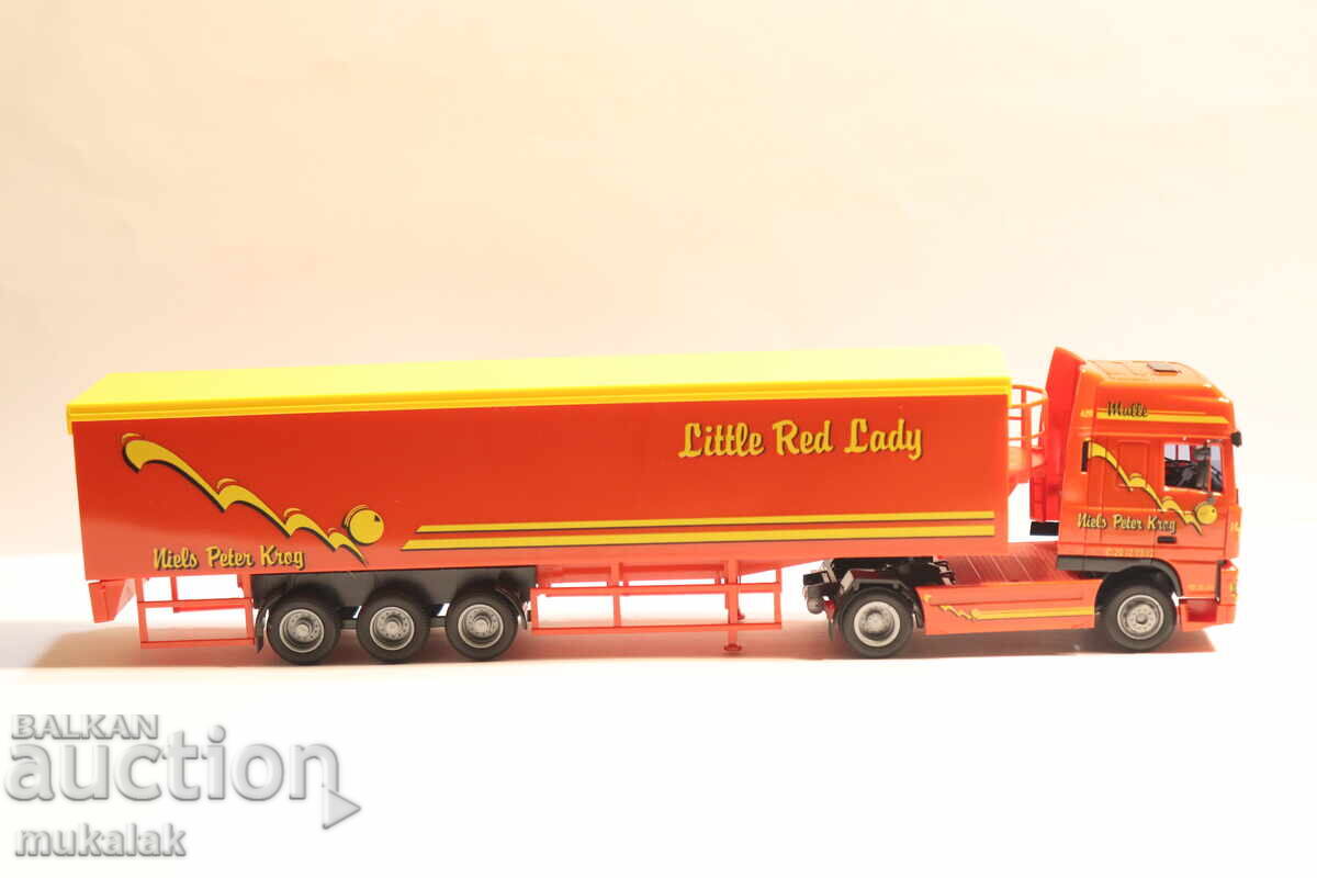 AWM H0 1/87 DAF ВЛЕКАЧ KАМИОН МОДЕЛ TIR ГОНДОЛА - 7