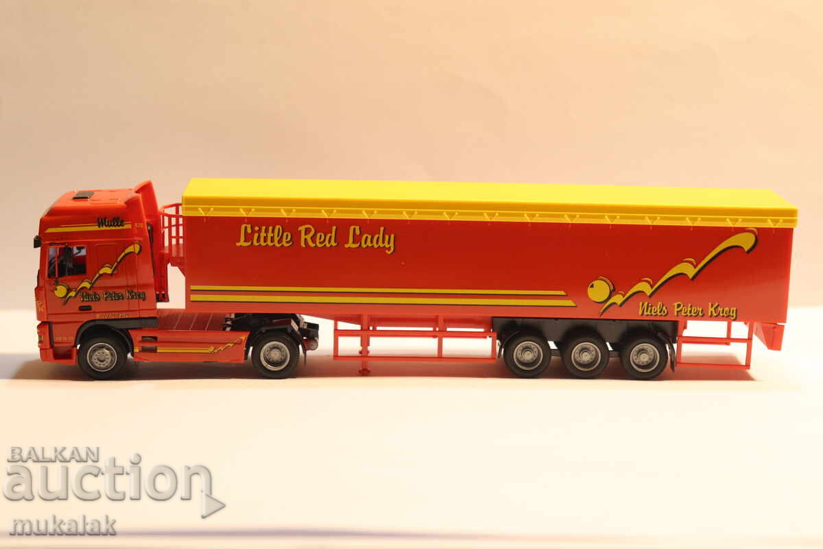 AWM H0 1/87 DAF ВЛЕКАЧ KАМИОН МОДЕЛ TIR ГОНДОЛА