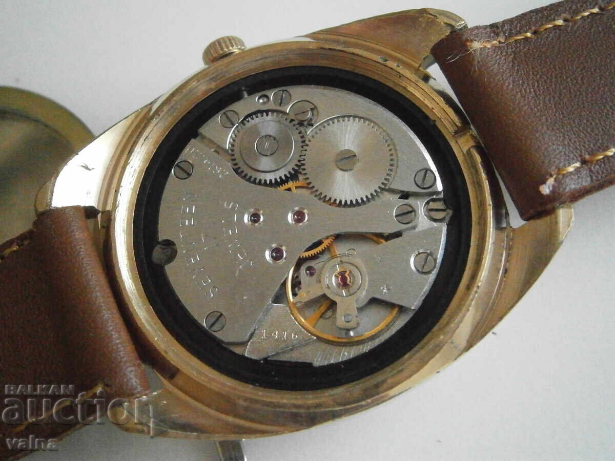 POLJOT 2614.2H, carcasă 36mm, Au 10, fabricat în URSS, Top! - 7