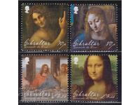 Gibraltar 2019 500 g. from the birth of Leonardo - pure series /BZTs/