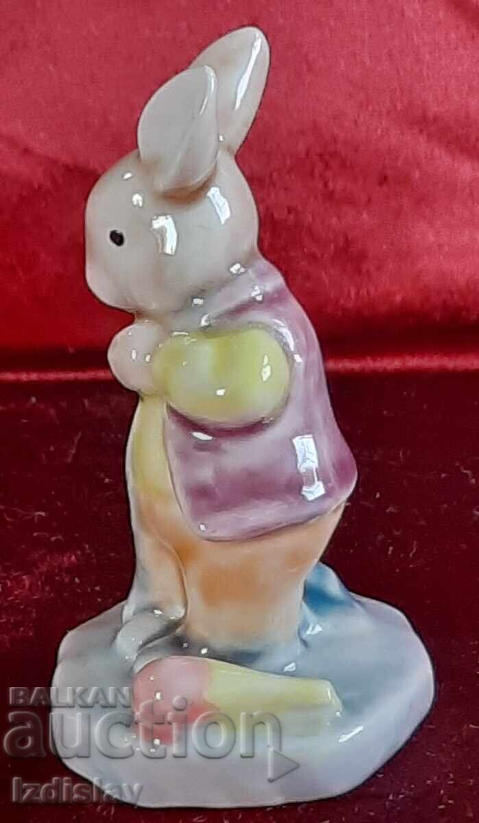 Porcelain figure, rabbit with price 30.00 BGN | € 15.34