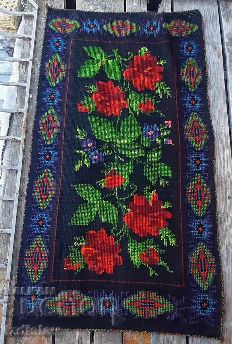 Old rug for wall or minders (bench)