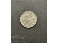 Австралия 10 цента 2001 г.