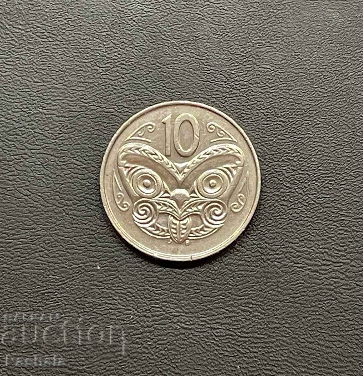 Noua Zeelandă 10 cenți 1988 Noua Zeelandă 10 cenți 1988