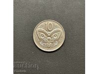 New Zealand 10 Cents 1988