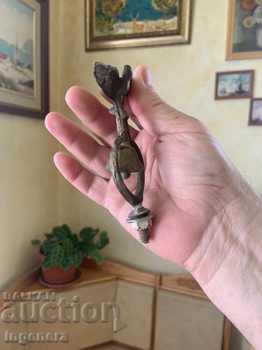 ЗВЪНЧЕ КАМБАНКА НАКИТ ЗА КОН СБРУЯ СТАРИННА БРОНЗ - 5
