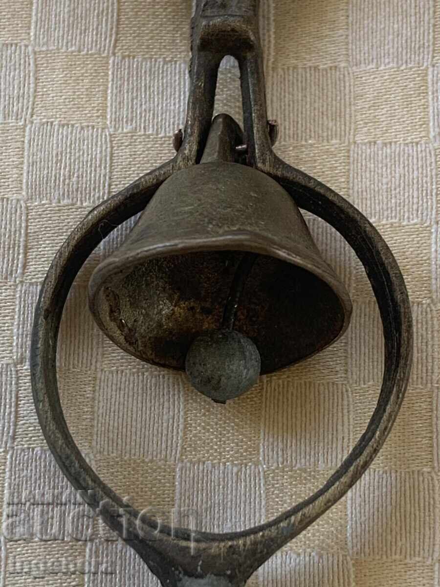 ЗВЪНЧЕ КАМБАНКА НАКИТ ЗА КОН СБРУЯ СТАРИННА БРОНЗ - 6