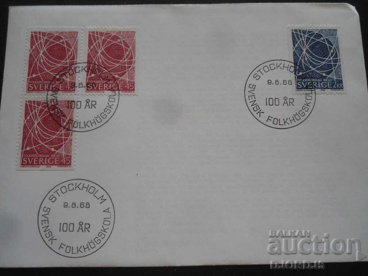 Plic poștal vechi, ștampile, timbre Plic poștal vechi, ștampile, timbre