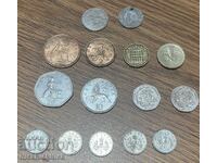 Монети Англия (+1 българска + 1 турска)