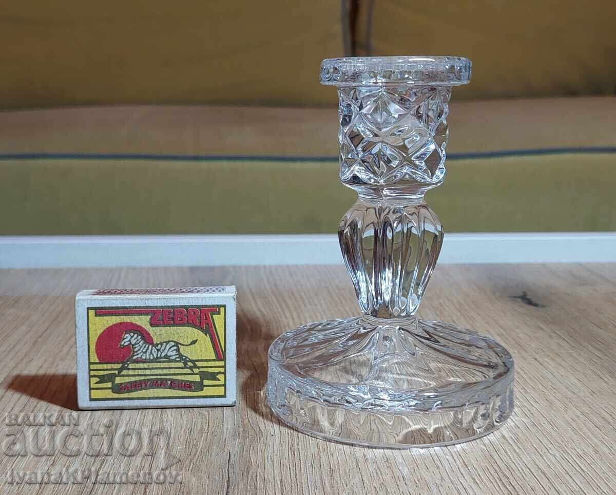 Sfeșnic de sticlă pentru cunoscători, excelent - 5