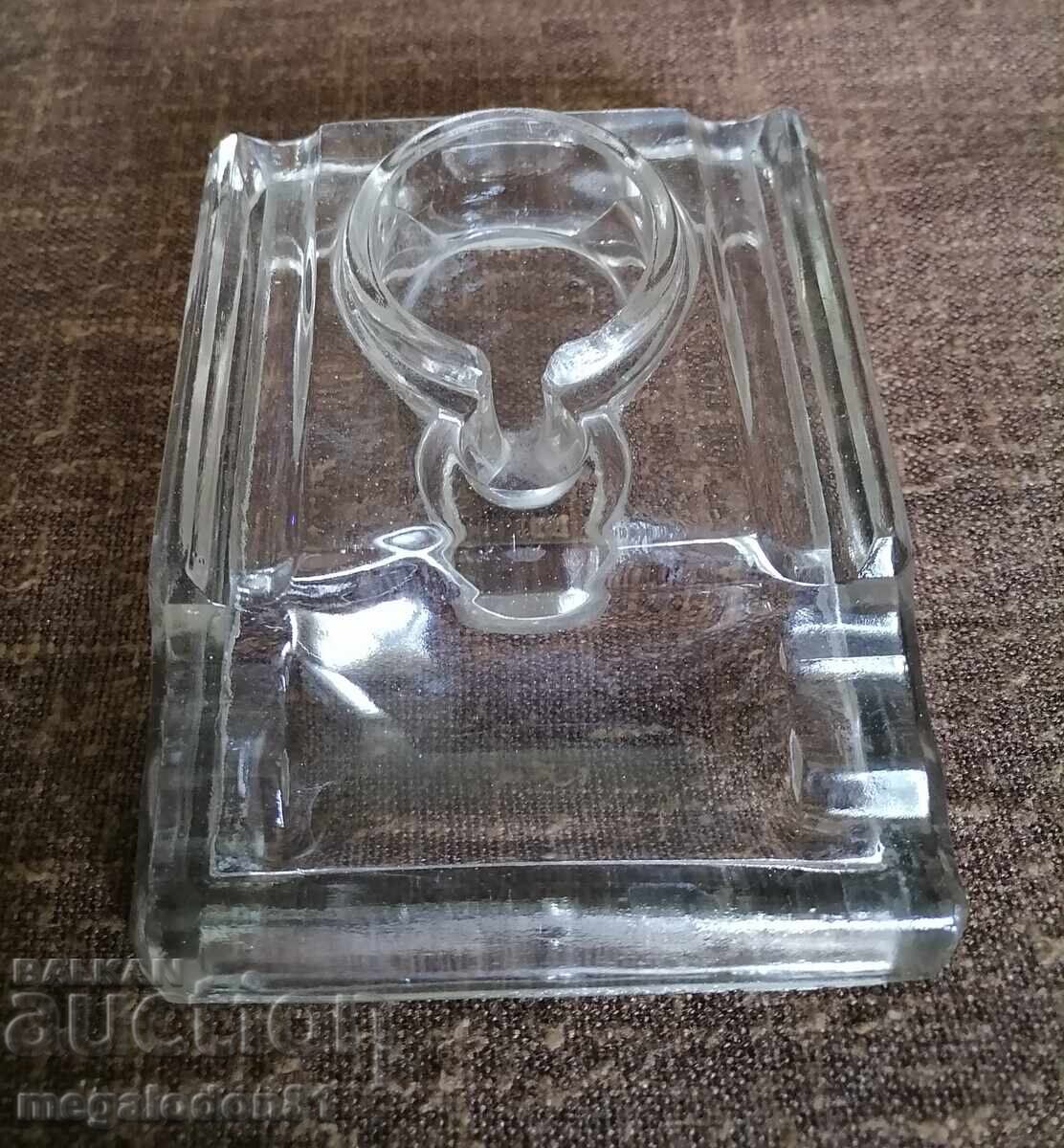 Стара стъклена мастилница