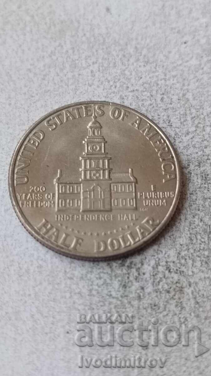 ΗΠΑ 1/2 δολάριο 1976 ΗΠΑ 1/2 δολάριο 1976