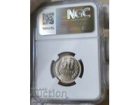 50 stotinki 1990 godina Bulgaria NGC *MS 67*