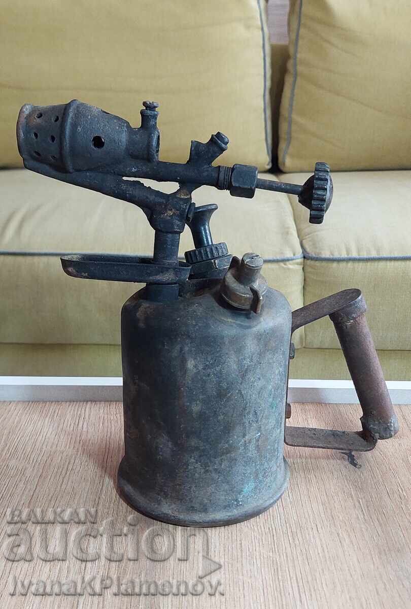 Vintage Brass Gasoline Lamp (From the USSR) Vintage Brass Gasoline Lamp (From the USSR)