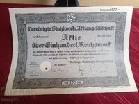 Acțiune Obligațiune Veche Rară