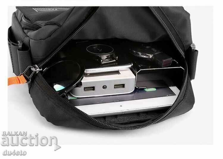 Τσάντα ώμου casual ανδρική αθλητική τσάντα, αδιάβροχη - 7 Τσάντα ώμου casual ανδρική αθλητική τσάντα, αδιάβροχη - 7