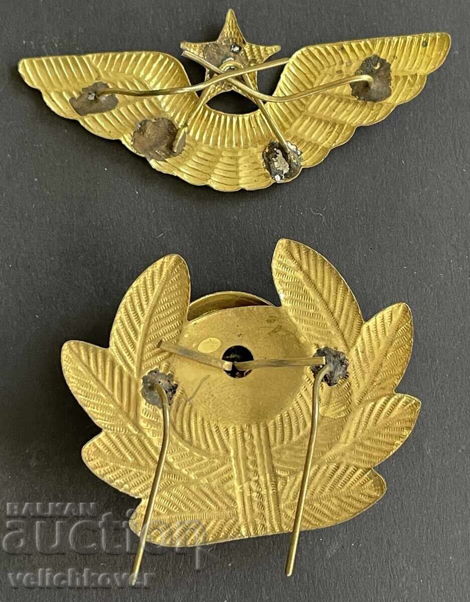 41507 Bulgaria Cockade for Forage Cap Air Force and Civil Aviation with price 12.00 BGN | € 6.14